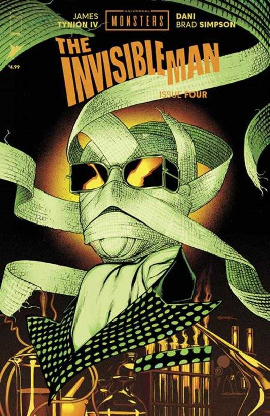 Universal Monsters The Invisible Man 4 (Of 4) Cover B Ryan Sook Variant - The Fourth Place