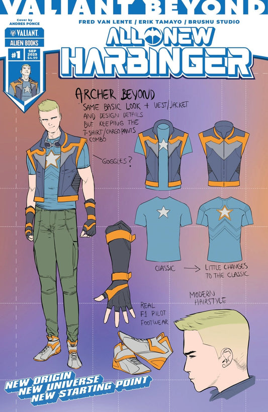 Valiant Beyond: All New Harbinger 1 Variant D (Ponce Design Variant) - The Fourth Place