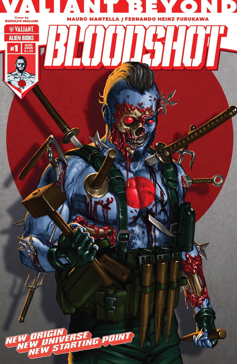 Valiant Beyond: Bloodshot 1 Cover A (Migliari) - The Fourth Place