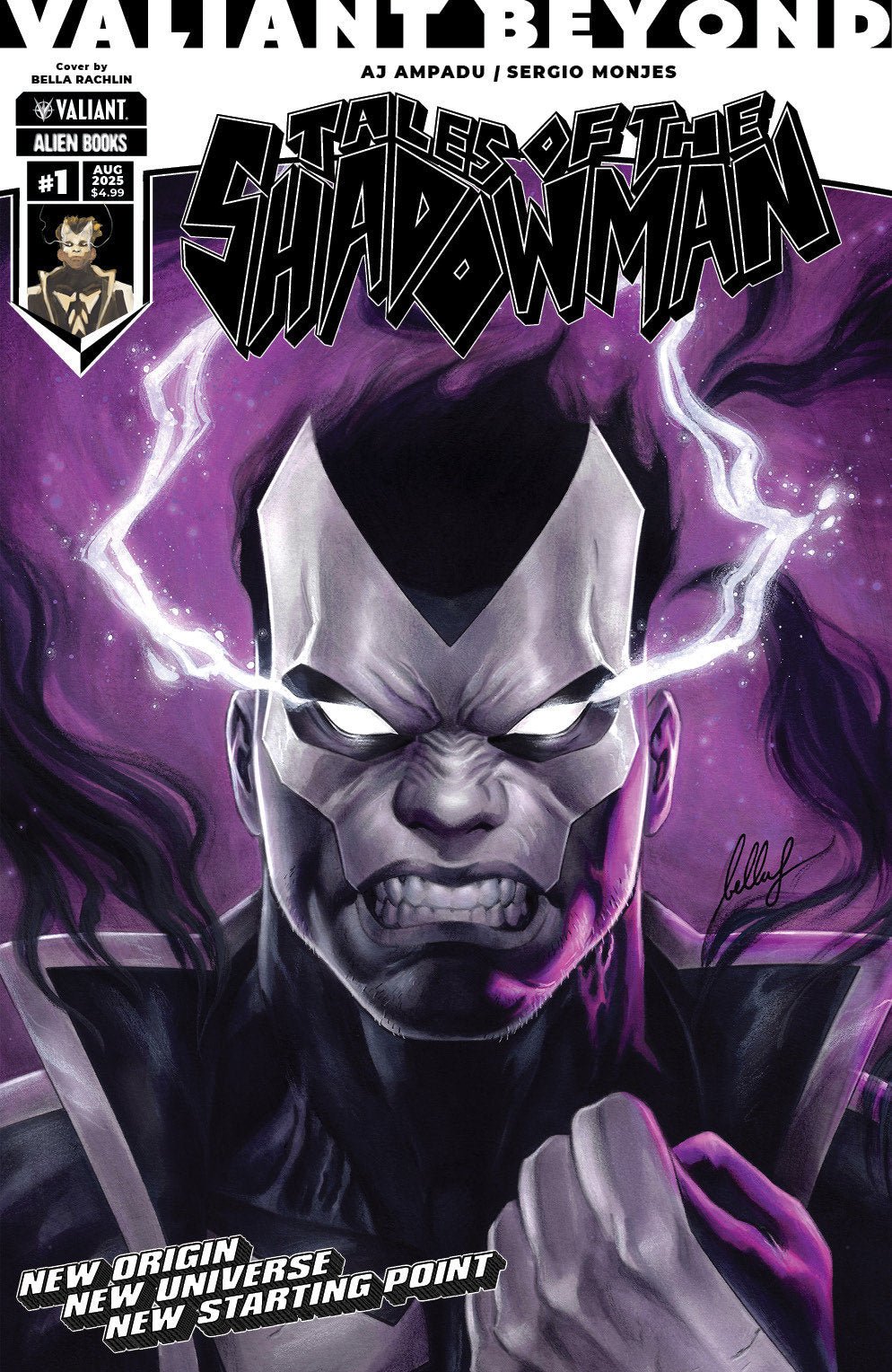 Valiant Beyond: Tales Of The Shadowman 1 Variant B (Rachlin) - The Fourth Place