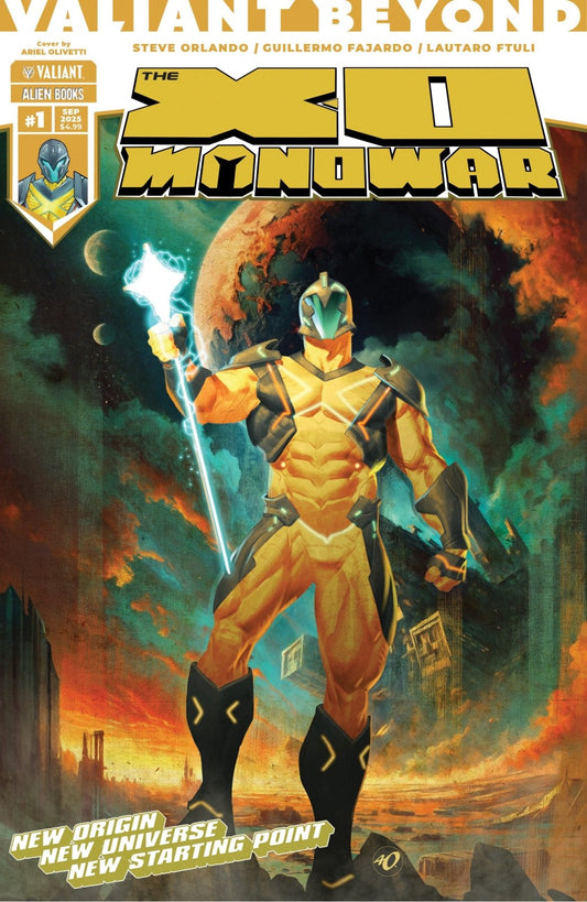 Valiant Beyond: The X O Manowar 1 Cover A (Olivetti) - The Fourth Place