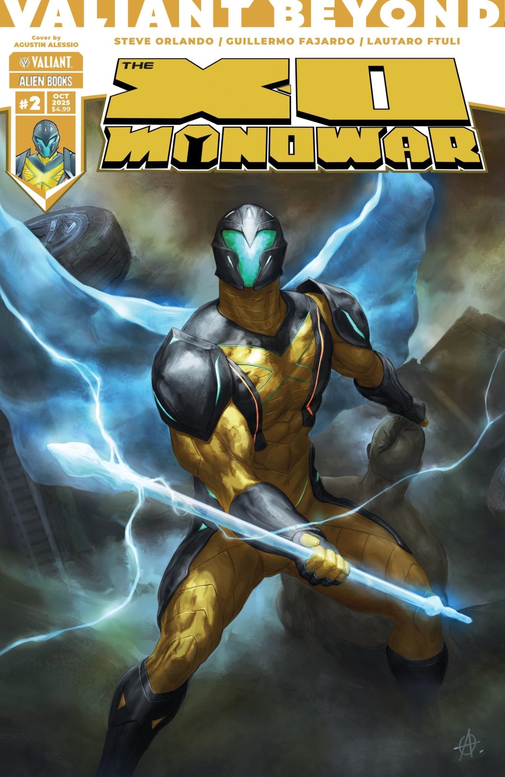 Valiant Beyond: The X O Manowar 2 Cover A (Alessio) - The Fourth Place