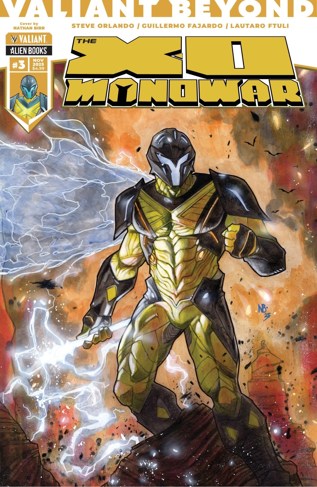 Valiant Beyond: The X O Manowar 3 Cover A (Birr) - The Fourth Place