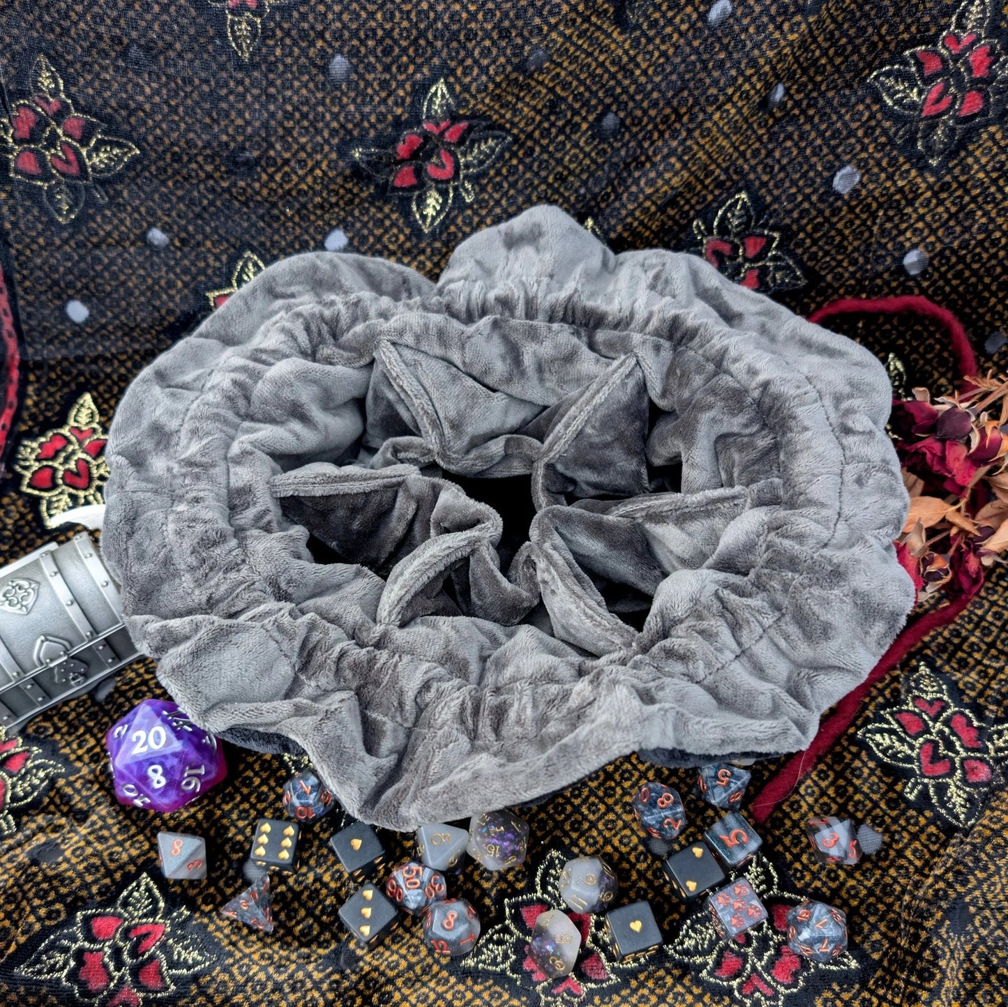 Vampire Plush Dice Bag
