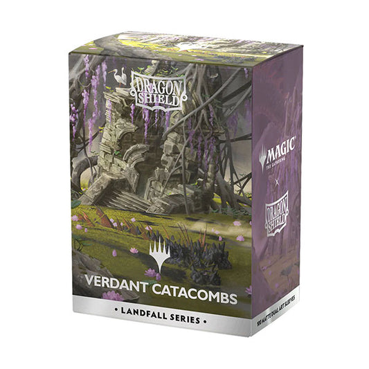 Verdant Catacombs - MTG Landfall Series - Dragon Shield Sleeves: Standard DUAL - Matte (100 ct.)