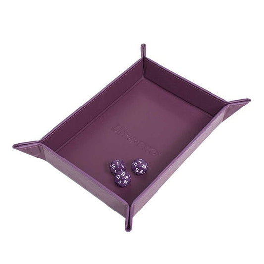 Vivid Magnetic Foldable Dice Tray - Midnight Plum - The Fourth Place