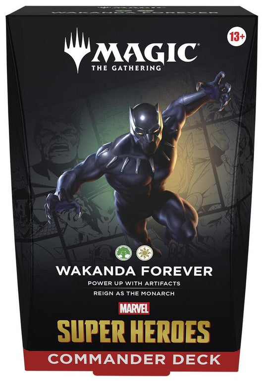 Wakanda Forever Commander Deck - Magic: The Gathering - Universes Beyond - Marvel Super Heroes