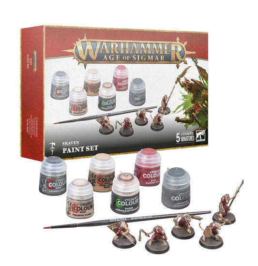 Warhammer Age of Sigmar: Skaven Paint Set - The Fourth Place