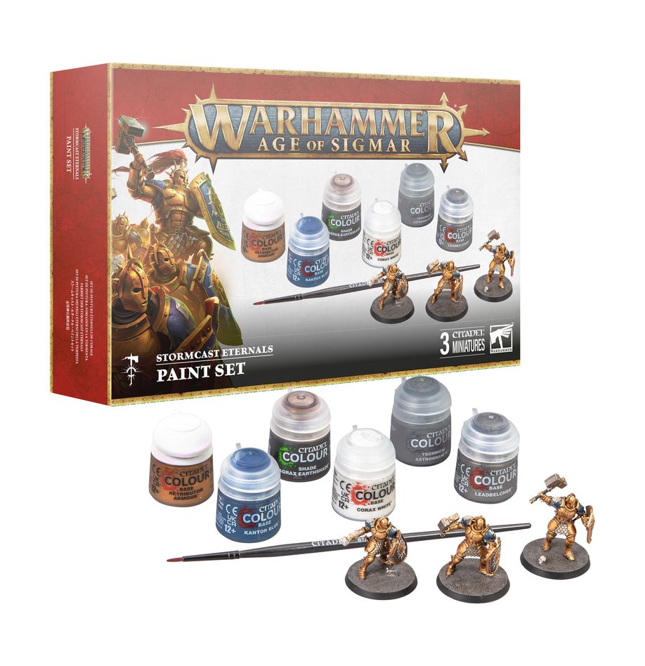 Warhammer Age of Sigmar: Stormcast Eternals Paint Set - The Fourth Place