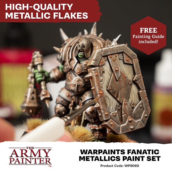 Warpaint: Fanatic Metallics Paint Set (10 colors) - The Fourth Place