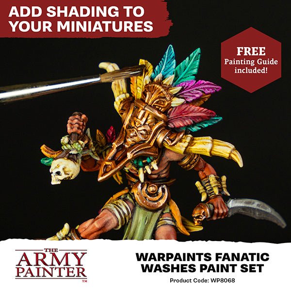 Warpaint: Fanatic Washes Paint Set (10 washes) - The Fourth Place