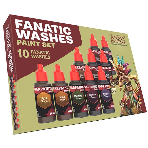 Warpaint: Fanatic Washes Paint Set (10 washes) - The Fourth Place