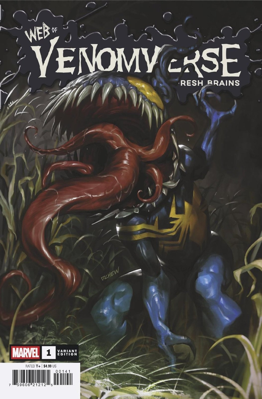 Web Of Venomverse: Fresh Brains 1 Derrick Chew Variant - The Fourth Place