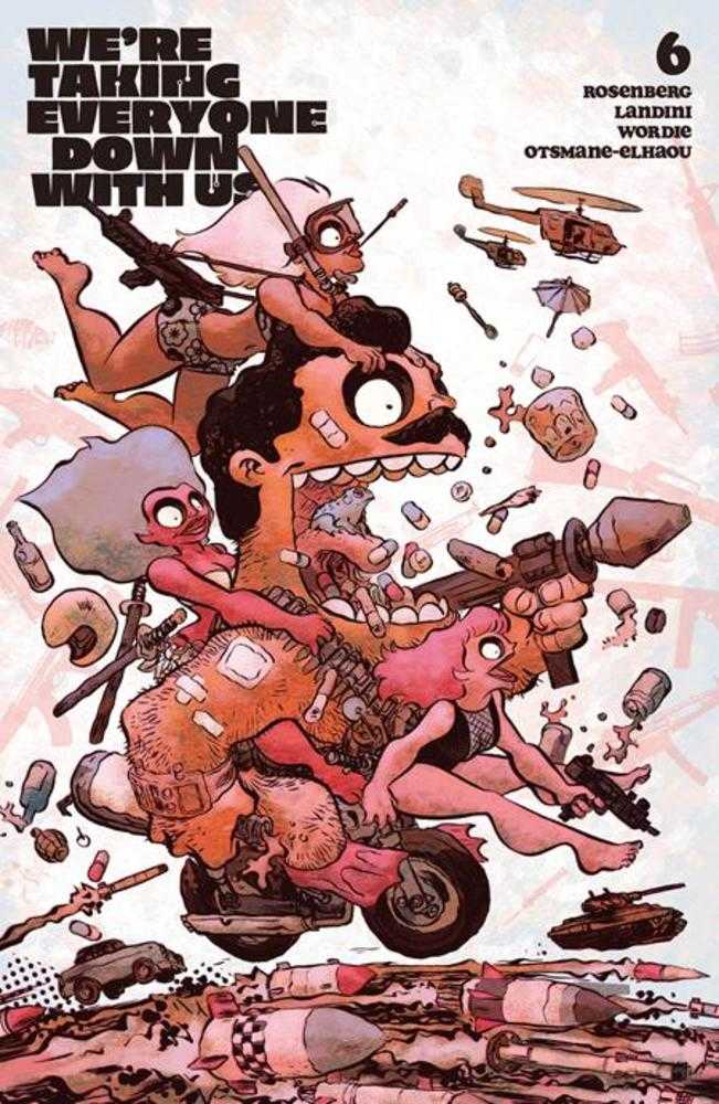 Were Taking Everyone Down With Us 6 (Of 6) Cover B Jesse Lonergan Variant (Mature) - The Fourth Place