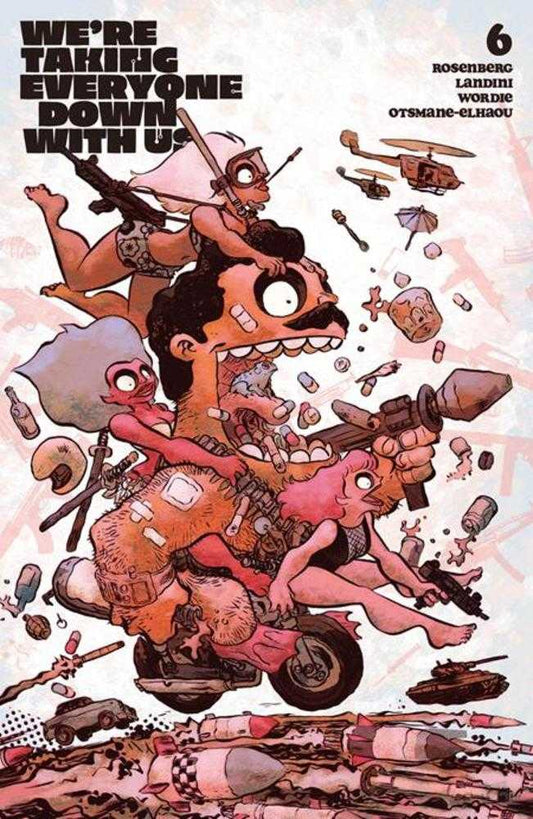 Were Taking Everyone Down With Us 6 (Of 6) Cover B Jesse Lonergan Variant (Mature) - The Fourth Place