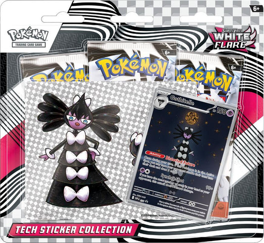 White Flare Tech Sticker Collection - Pokemon Scarlet & Violet - The Fourth Place