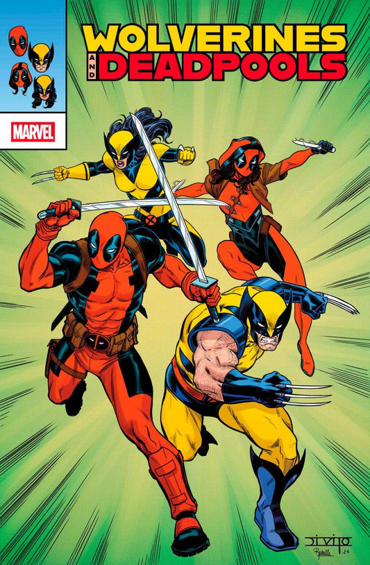 Wolverines & Deadpools 1 Andrea Di Vito Retrovision Variant - The Fourth Place