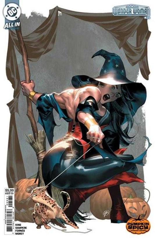 Wonder Woman 25 Cover E Yasmine Putri Pumpkin Spicy Card Stock Variant - The Fourth Place
