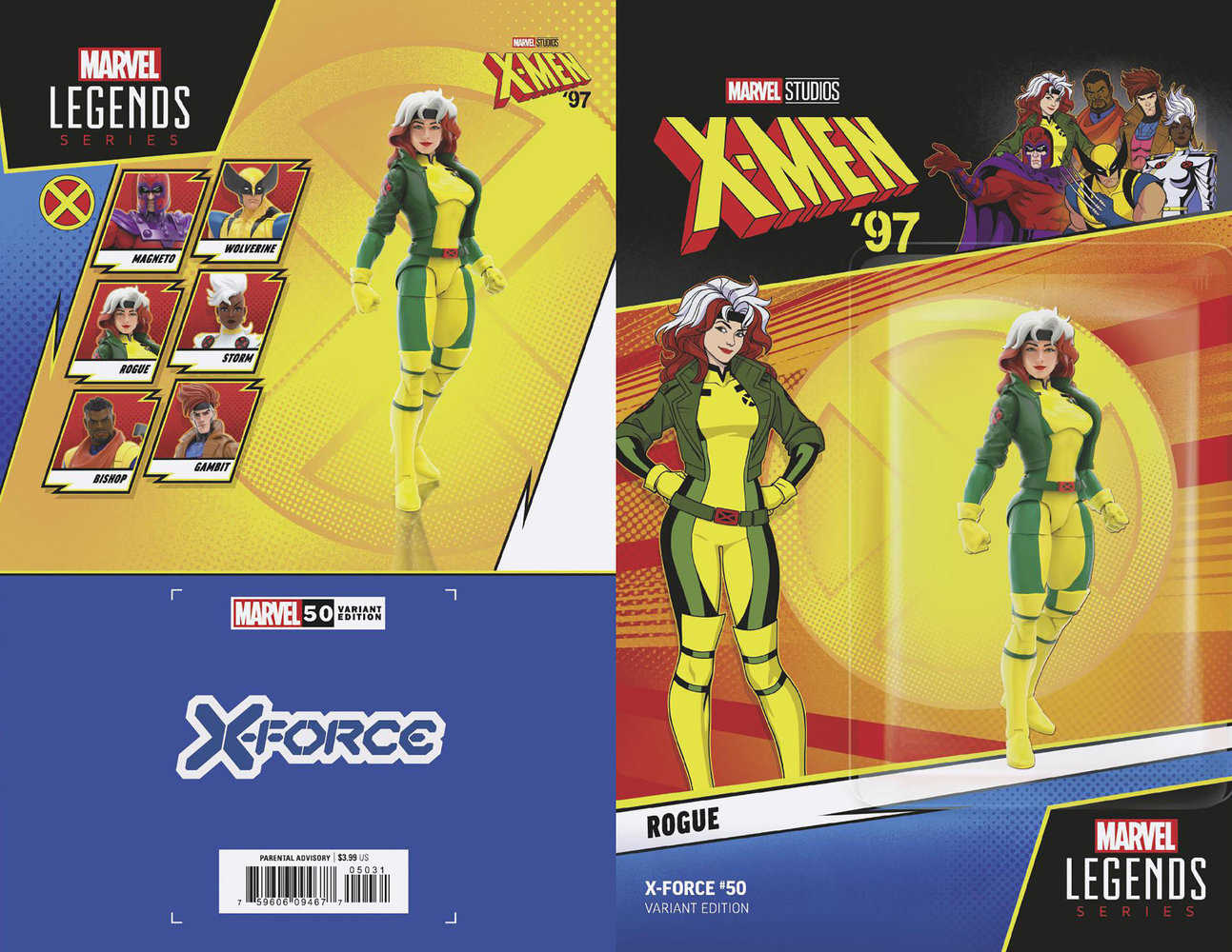 X-Force #50 X-Men 97 Rogue Action Figure Variant [Fall] - The Fourth Place