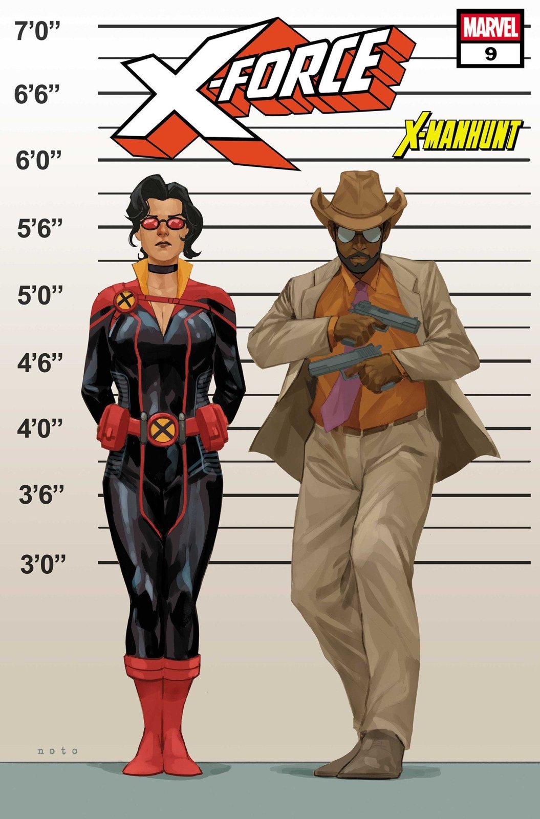 X - Force 9 Phil Noto Connect X - Manhunt Variant - The Fourth Place