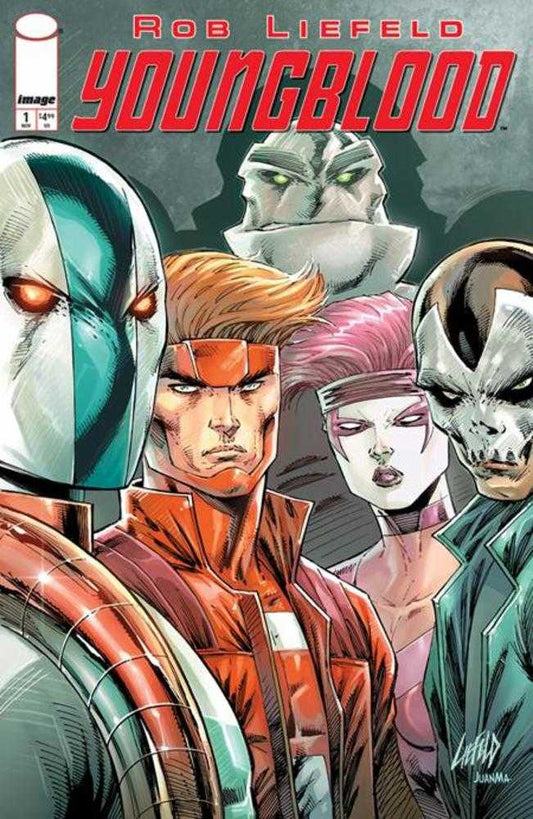 Youngblood 1 (2025) Cover A Rob Liefeld Polybagged & Collectible Card - The Fourth Place