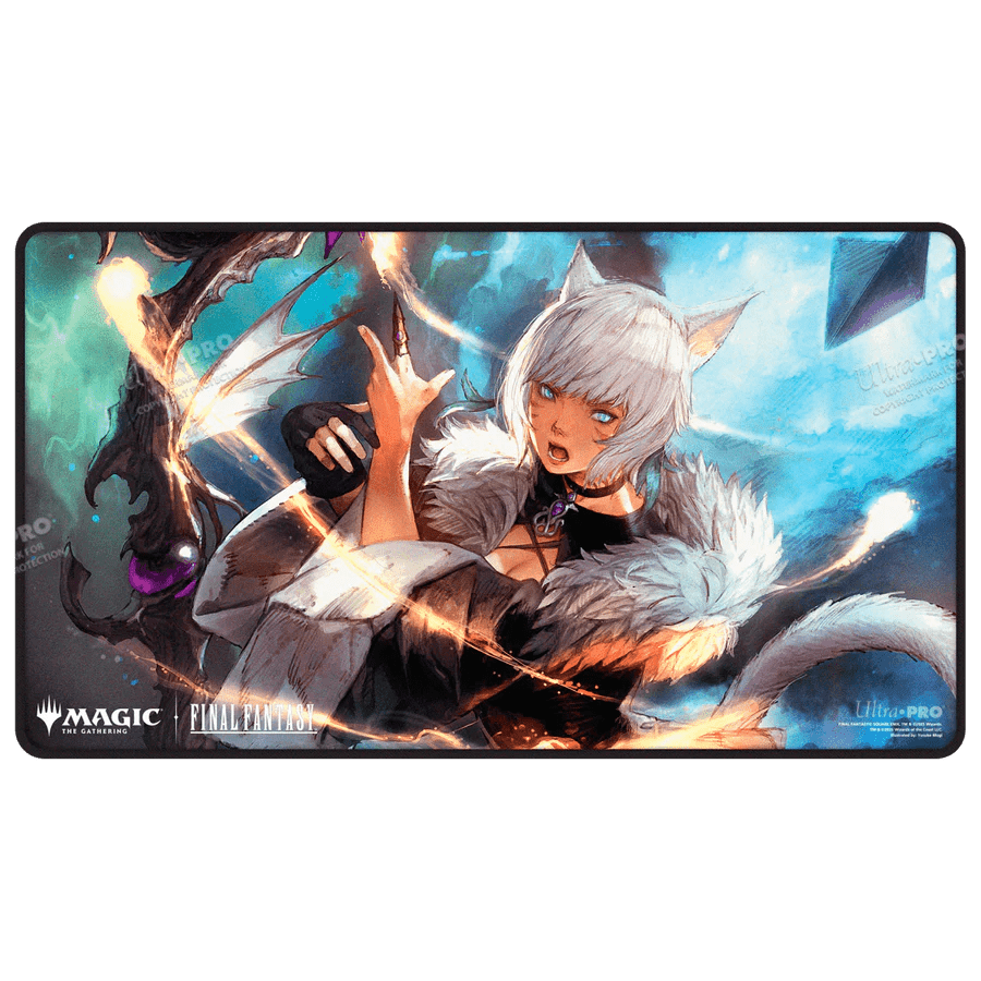 Y'shtola Rhul Black Stitched - Final Fantasy Playmat - The Fourth Place