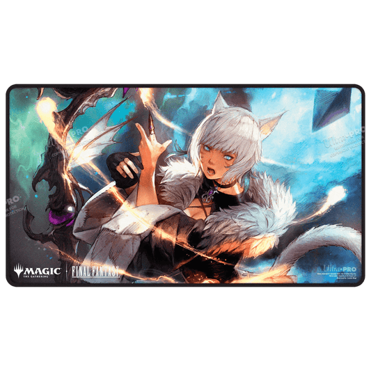 Y'shtola Rhul Black Stitched - Final Fantasy Playmat - The Fourth Place