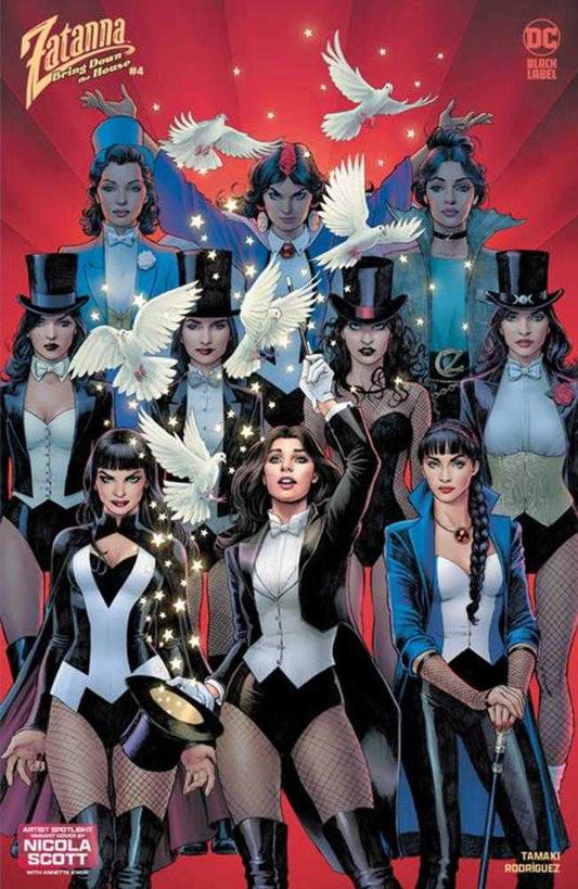 Zatanna Bring Down The House #4 (Of 5) Cover D Nicola Scott Artist Spotlight Variant (Mature) - The Fourth Place