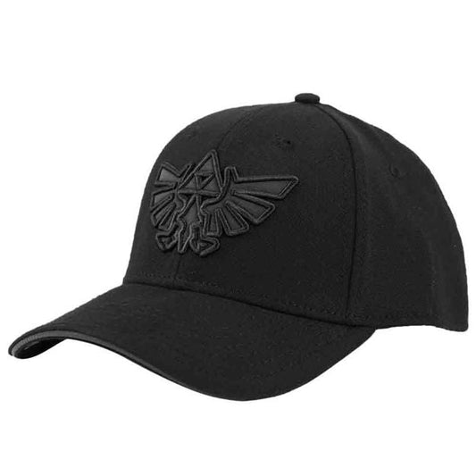 ZELDA HYRULE TRIFORCE RAISED EMBROIDERED LOGO HAT - The Fourth Place