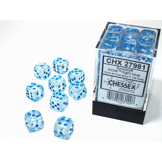 12mm 36d6 Borealis Luminary: Icicle/Light Blue - The Fourth Place