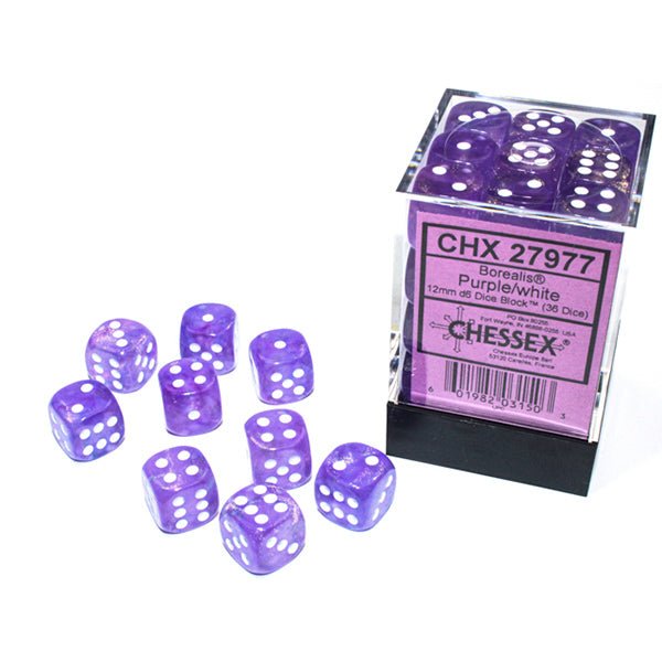 12mm 36d6 Borealis Luminary: Purple/White - The Fourth Place