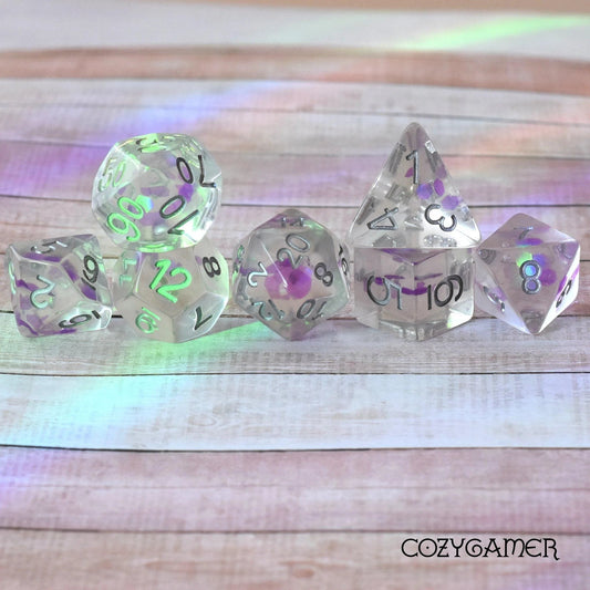 A Tad Glitzy - 7 Piece Dice Set - The Fourth Place