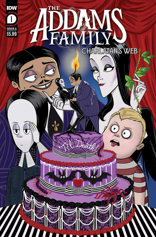 Addams Family Charlatans Web #1 Cover A Flores - The Fourth Place