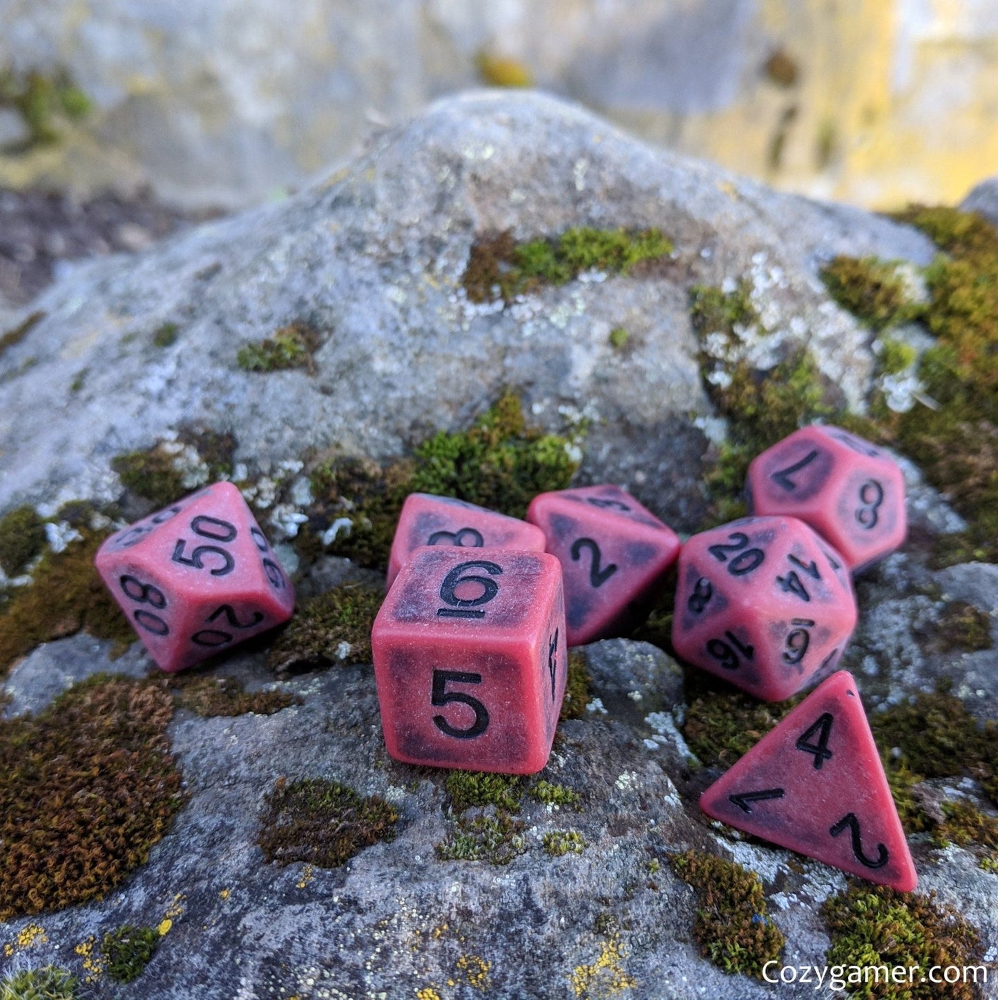 Ancient Blood - 7 Dice Set - The Fourth Place