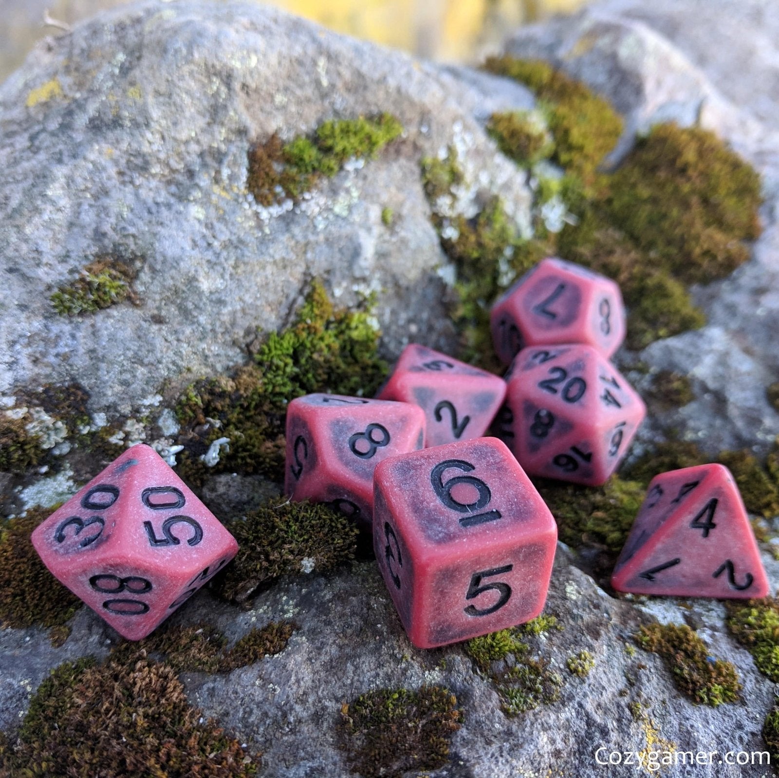 Ancient Blood - 7 Dice Set - The Fourth Place