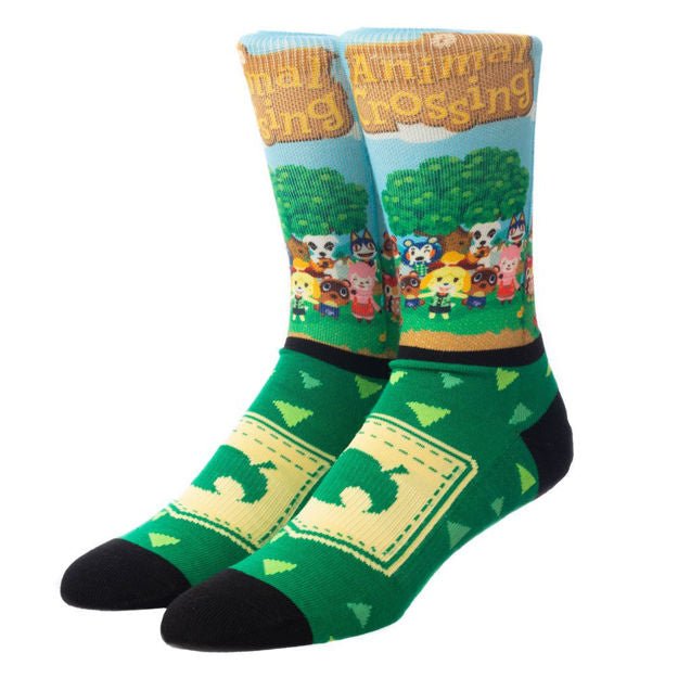 Animal Crossing Sublimated Crew Socks - The Fourth Place