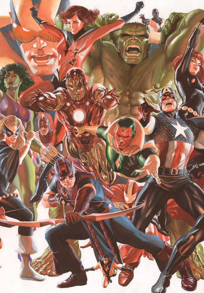 Avengers 4 Alex Ross Connecting Avengers Variant Part B - The Fourth Place