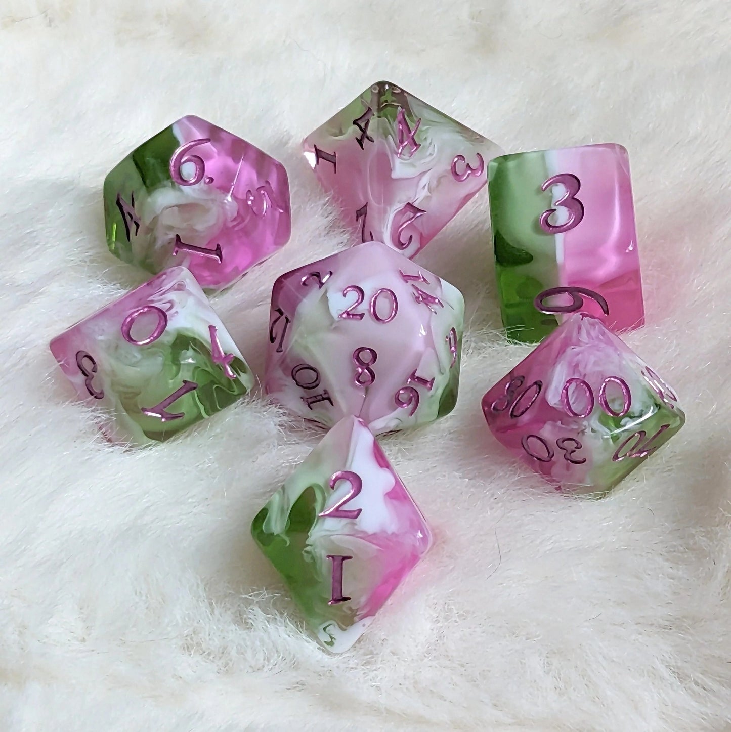 Bardic Inspiration - 7 Dice Set - The Fourth Place