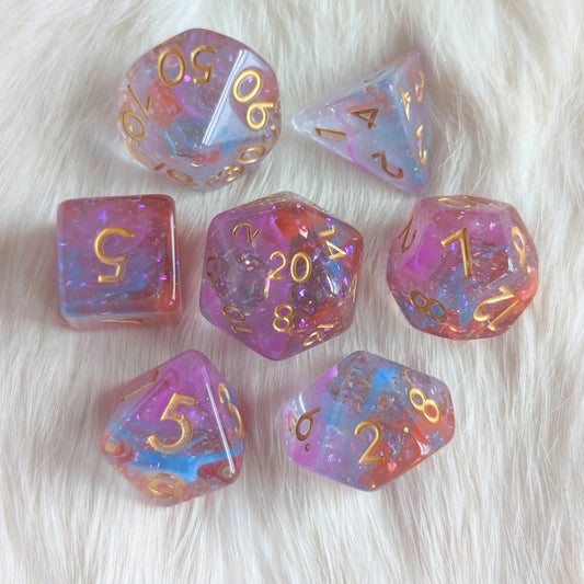 Bard's Enchantment - 7 Dice Set - The Fourth Place