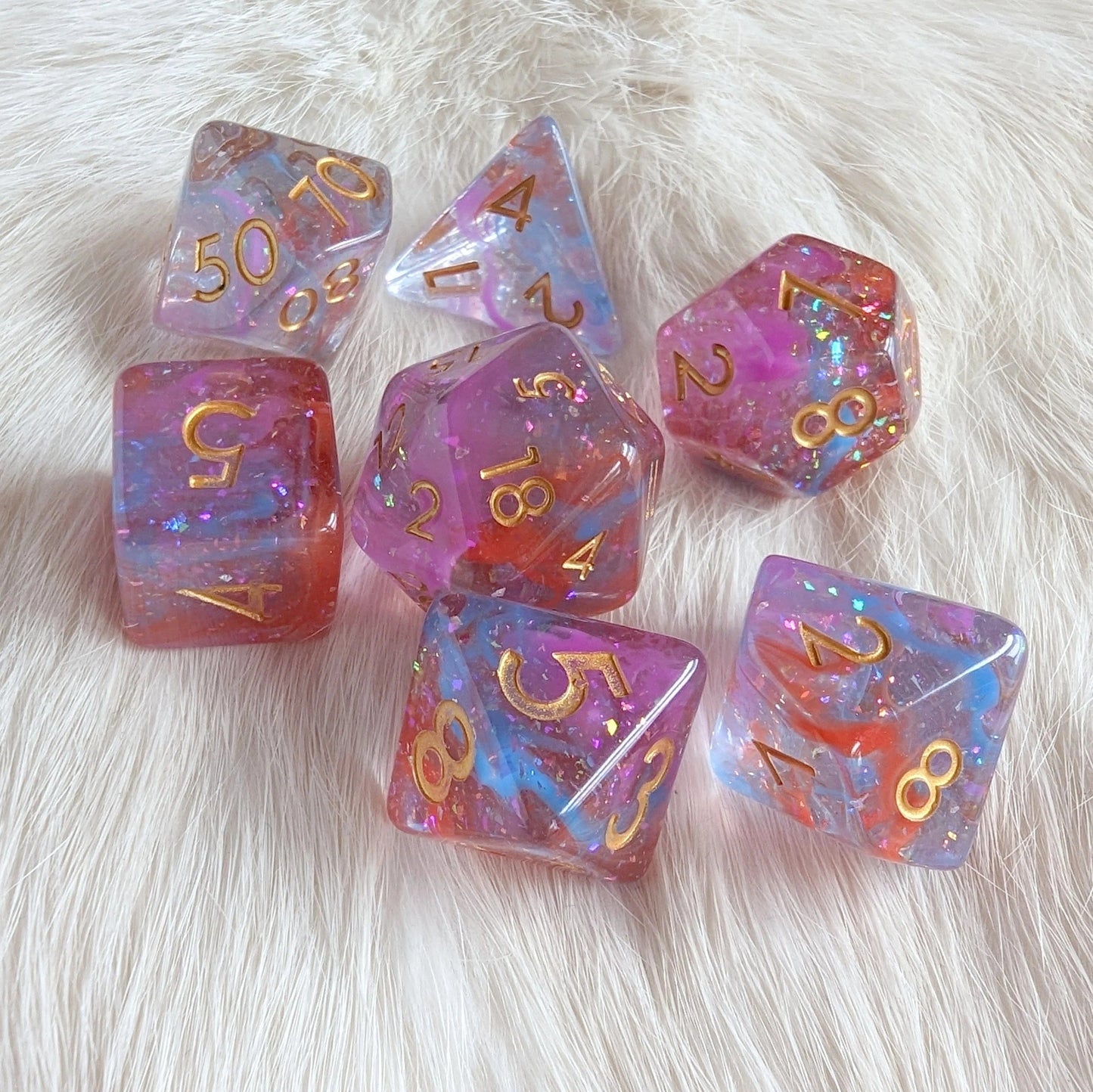 Bard's Enchantment - 7 Dice Set - The Fourth Place