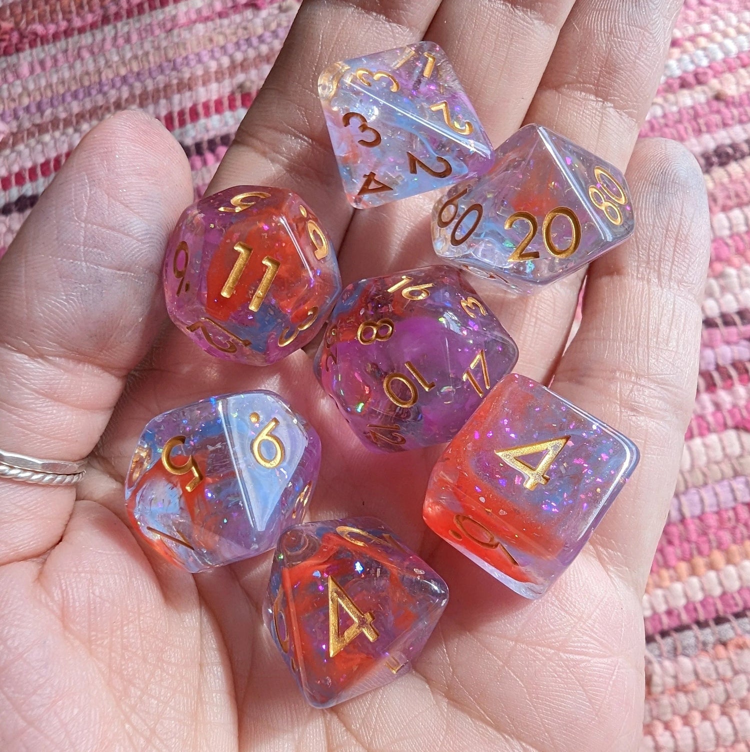 Bard's Enchantment - 7 Dice Set - The Fourth Place