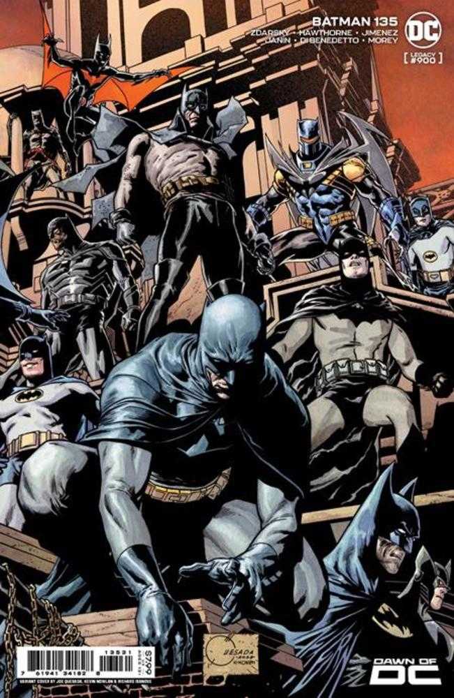 Batman #135 Cover C Joe Quesada Connecting Card Stock Variant (#900) - The Fourth Place