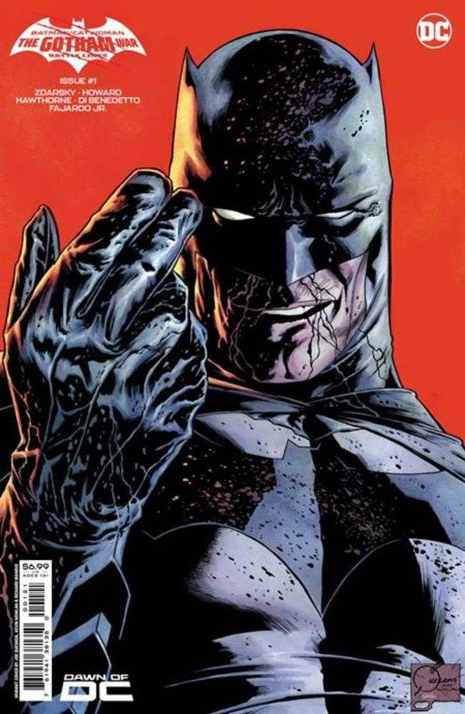 Batman Catwoman The Gotham War Battle Lines #1 (One Shot) Cover B Joe Quesada Card Stock Variant - The Fourth Place