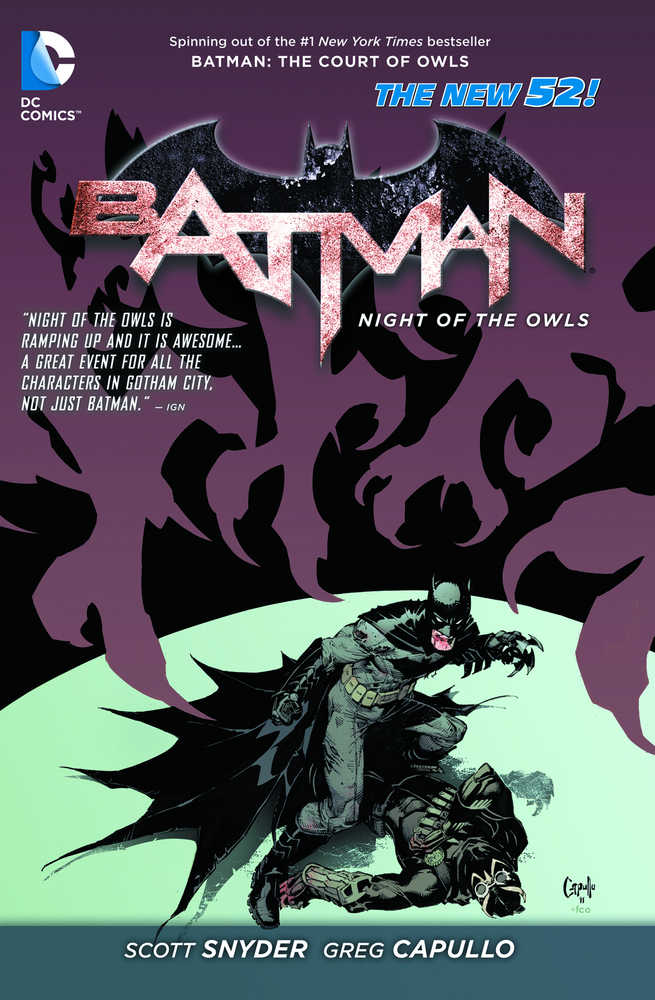 Batman Night Of The Owls TPB (N52) - The Fourth Place