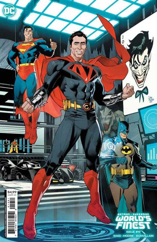 Batman Superman Worlds Finest #19 Cover C Dan Mora Nicolas Cage Super-Variant Card Stock Variant - The Fourth Place