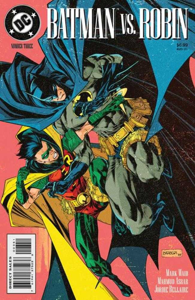 Batman vs Robin #3 (Of 5) Cover D Carlo Barberi 90s Cover Month Card Stock Variant - The Fourth Place