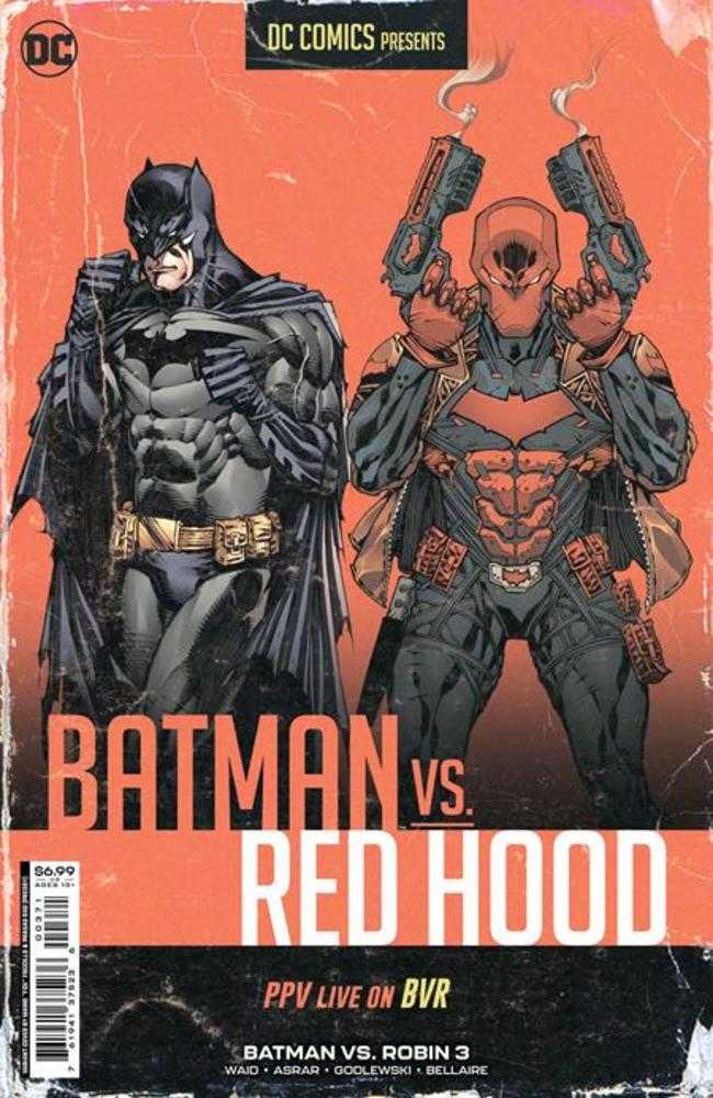 Batman vs Robin #3 (Of 5) Cover G Mario Fox Foccillo Fight Poster Batman vs Red Hood Card Stock Variant - The Fourth Place