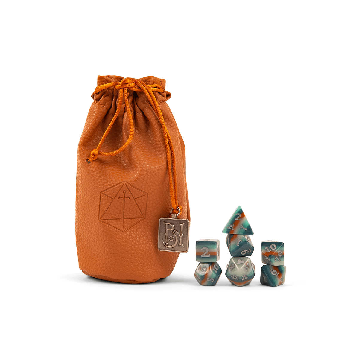 Bells Hells Dice Set: Chetney Pock O'Pea (Brown/Striped) - The Fourth Place