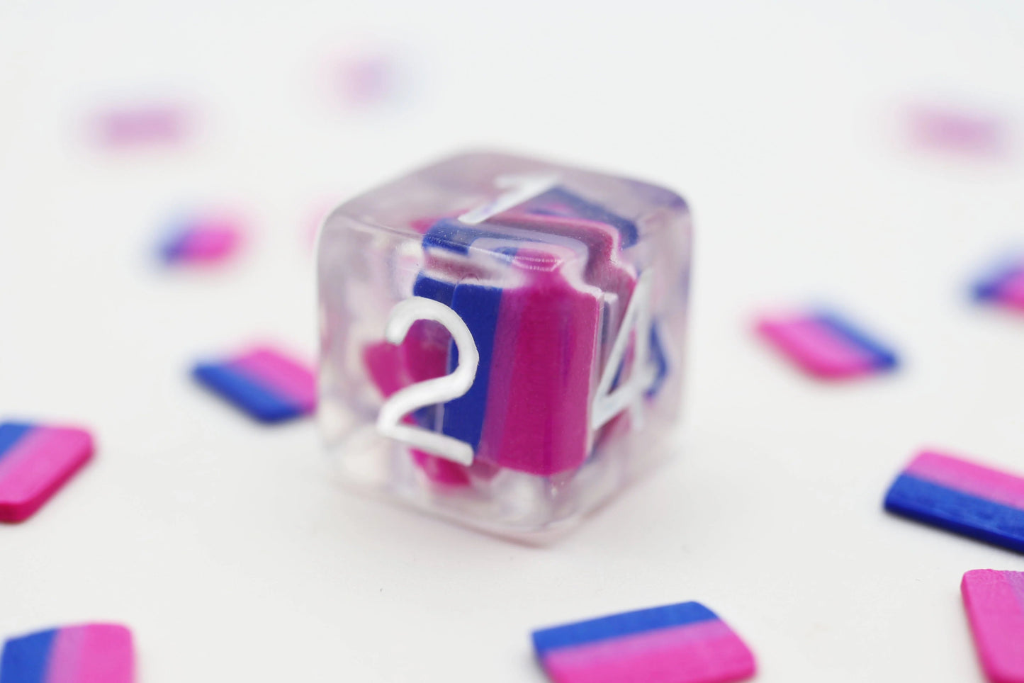 Bisexual Flag RPG Dice Set - The Fourth Place