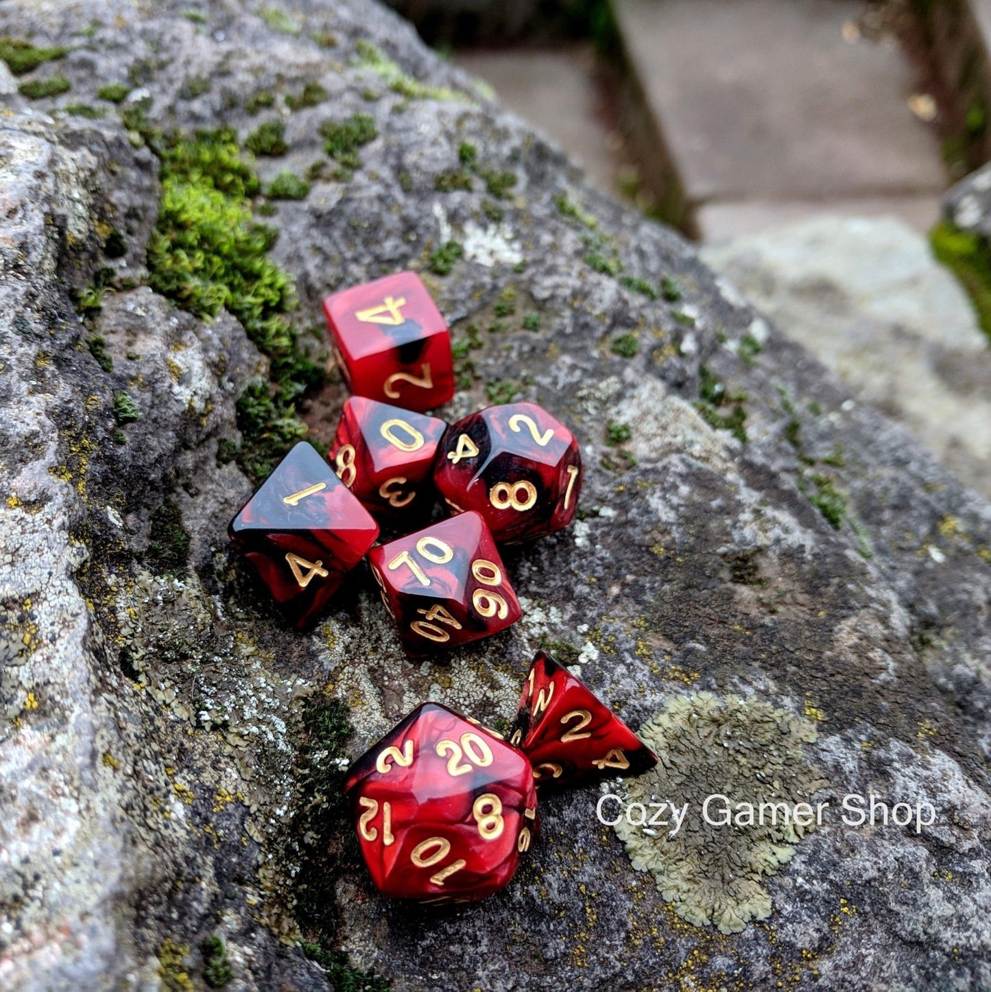 Blood - 11 Dice Set - The Fourth Place